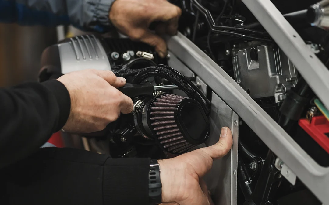 Ajuste del motor de motocicleta