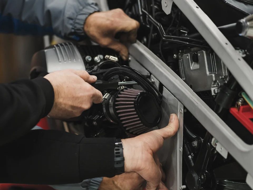 Ajuste del motor de motocicleta
