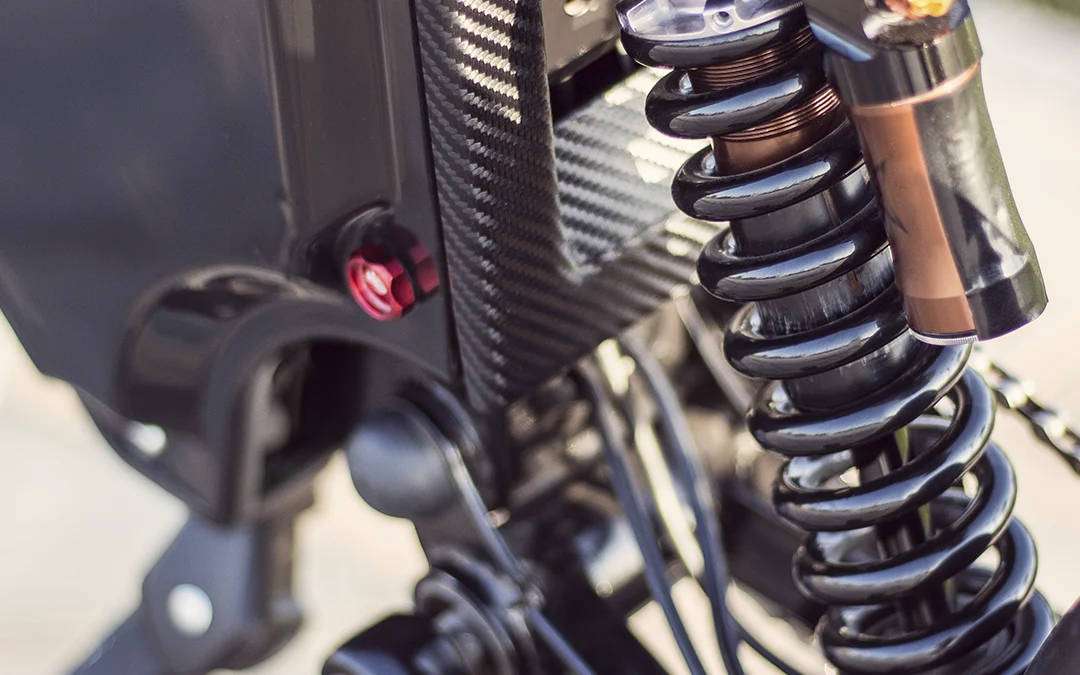 Función de la suspensión en motocicletas