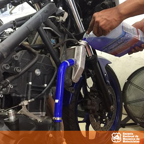 Anticongelante en motos