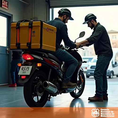 Mantenimiento para motos de trabajo