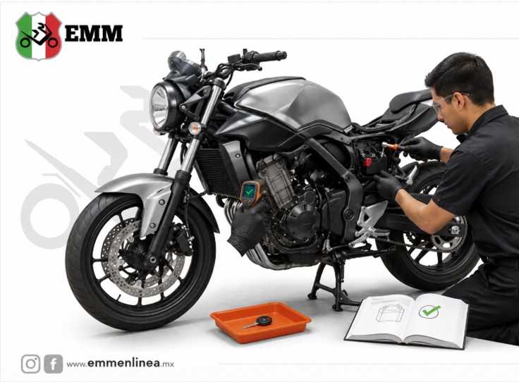 Cambiar el tensor de distribución de una moto
