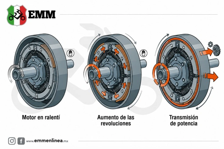 Funcionamiento del embrague