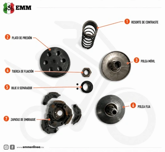 Partes del embrague